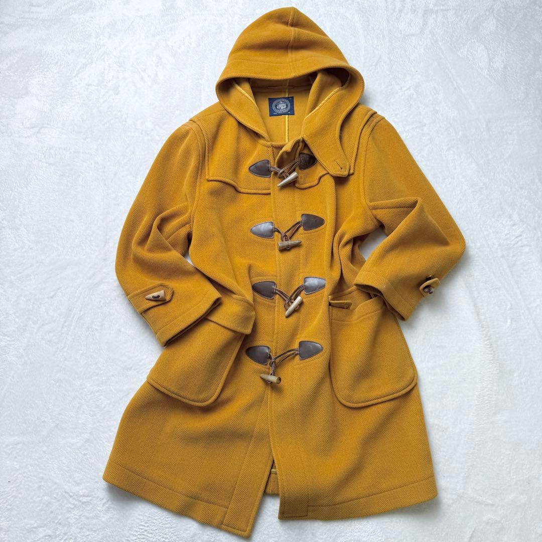 希少色 j.press 2147 ヘリンボーン ダッフルコート イエロー