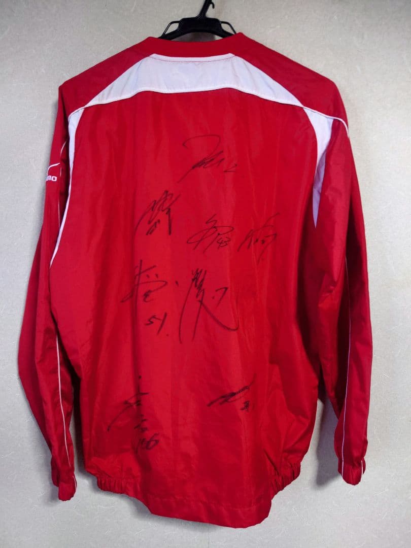 鈴木誠也 小園海斗 etc 直筆サイン入り カープ ウィンドブレーカー Lサイズ