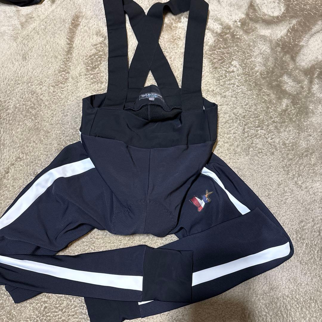 カフェドシクリステ ビブタイツ ウインタービブ L ブラック 黒 Chantal