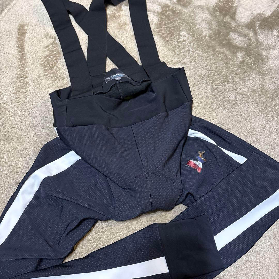 カフェドシクリステ ビブタイツ ウインタービブ L ブラック 黒 Chantal