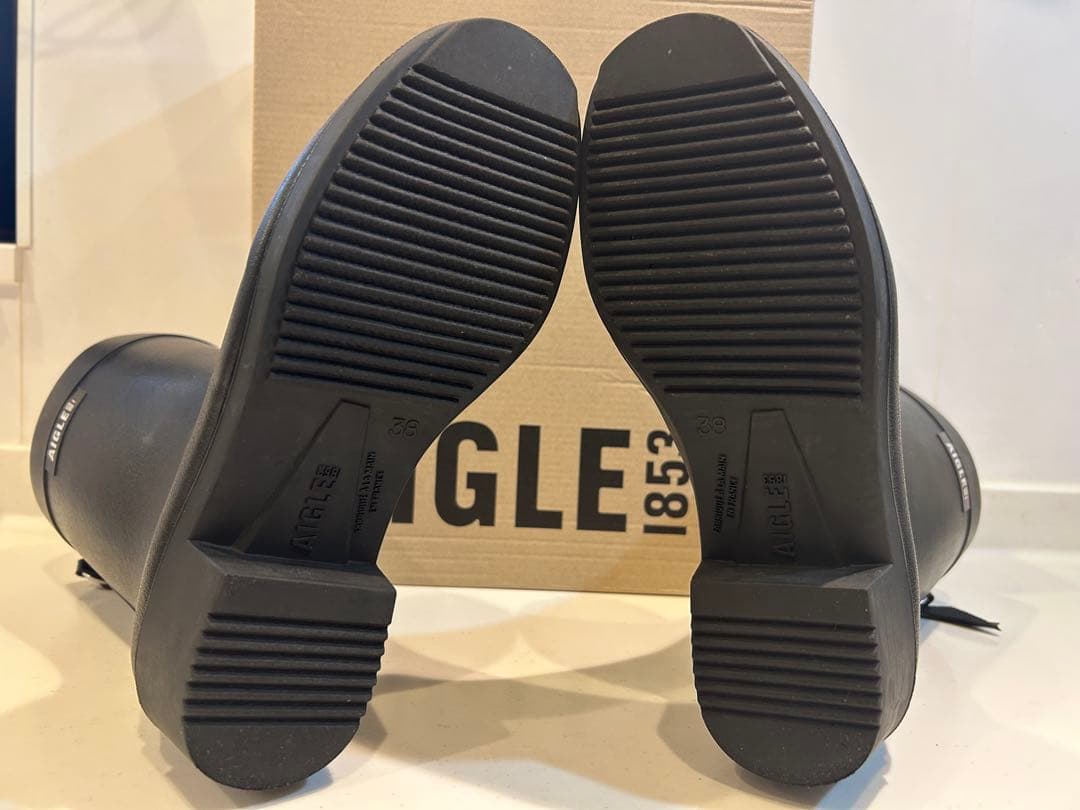 【限定値下げ】AIGLE 長靴 レインブーツ ブラック