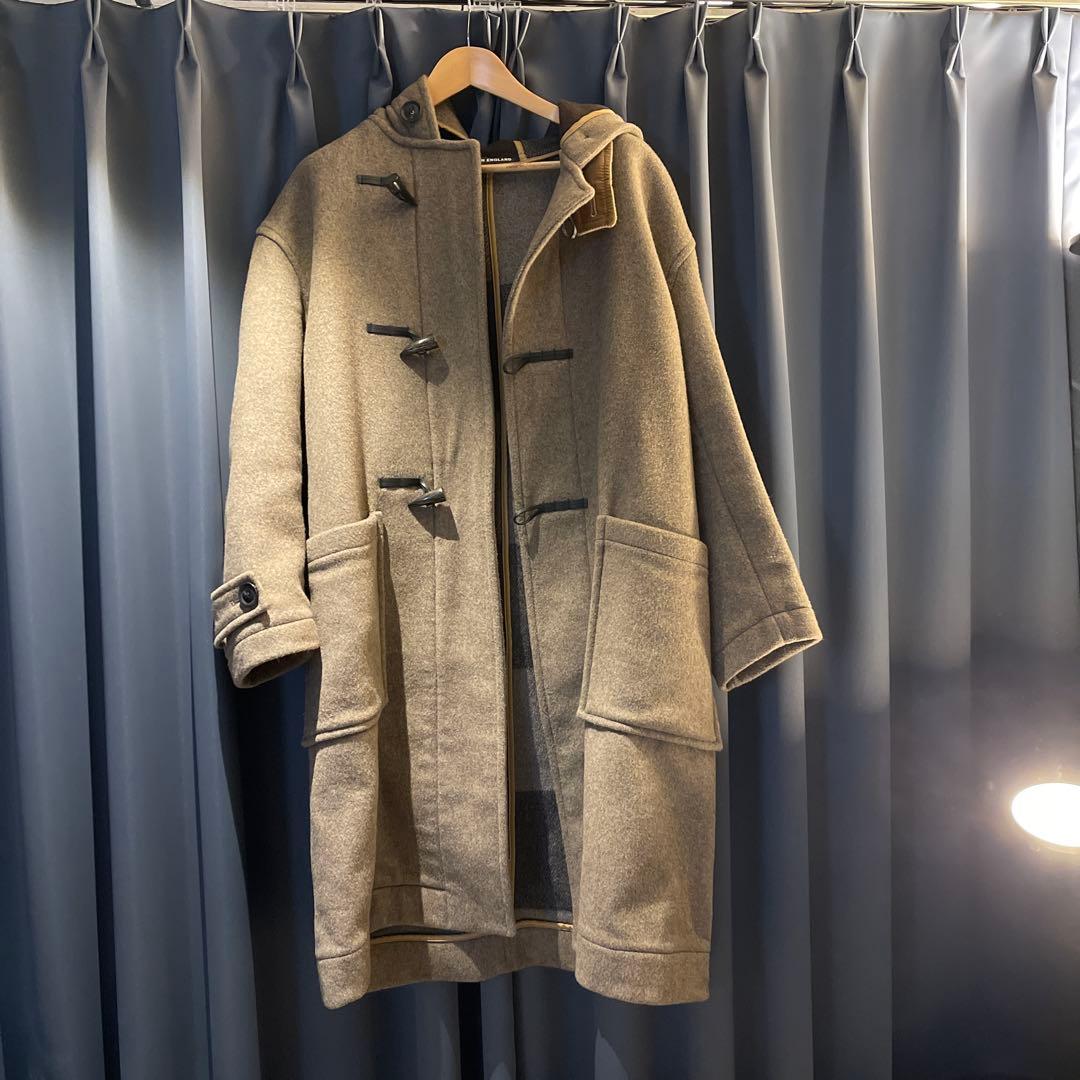 ウール ダッフルコート ブラウン