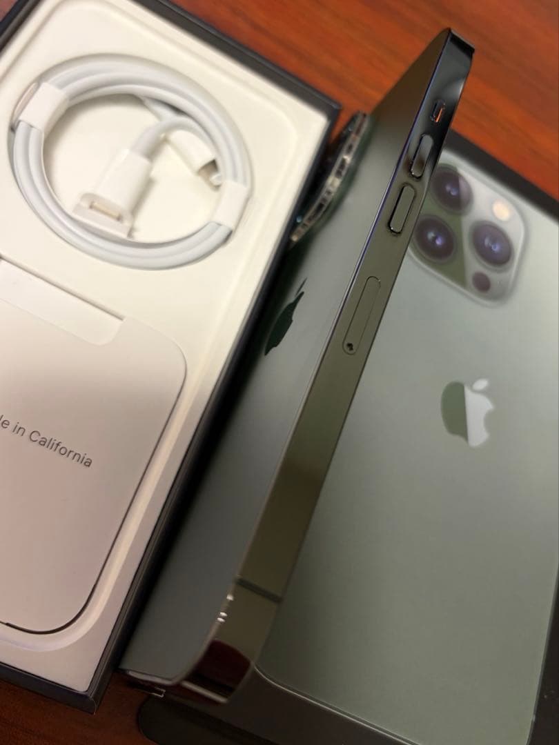 【美品】iPhone13 Pro 128GB アルパイングリーン SIMフリー