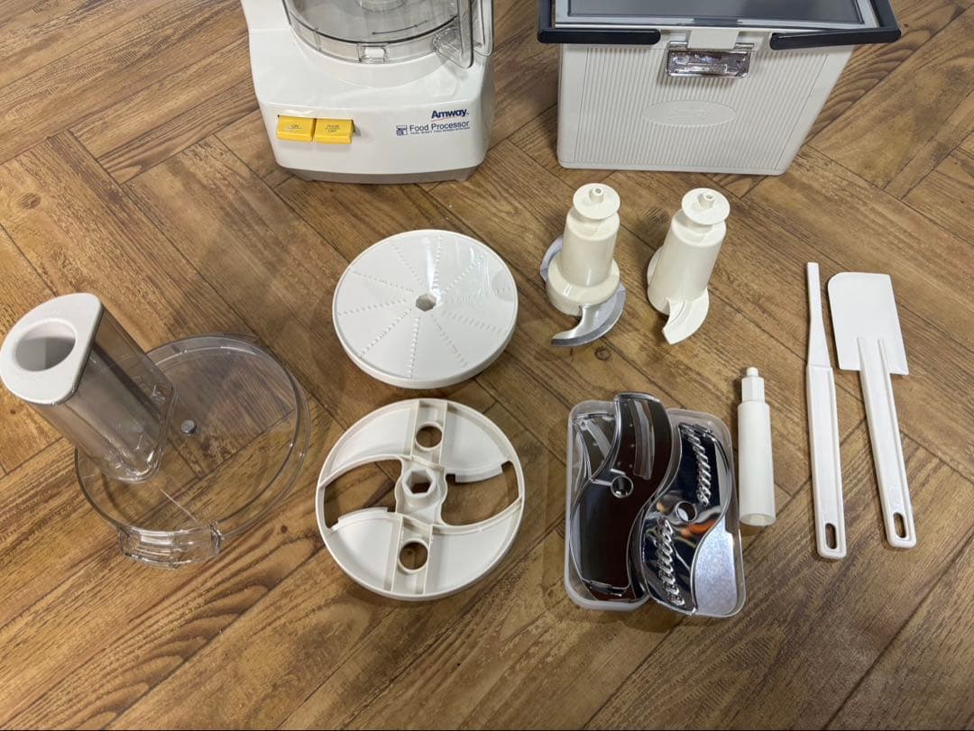 ◆美品◆Amway◆フードプロセッサー◆パーツ多数◆E-3288-J◆22年製