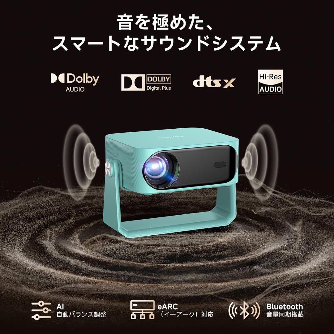 小型プロジェクター Netflix公式 1200ANSI