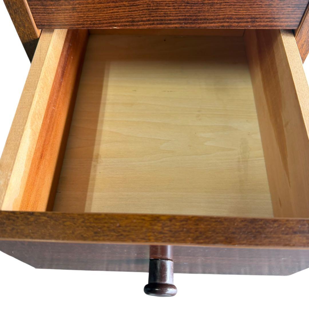 昭和レトロ 山下家具店 10段スリムチェスト 木製