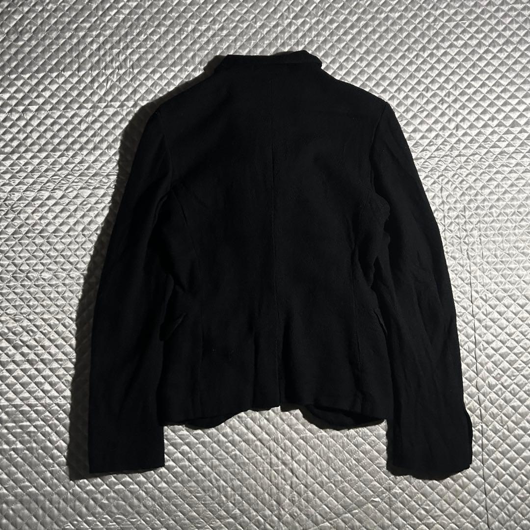 AD2013 13AW archive ウール縮絨リボンジャケット 黒