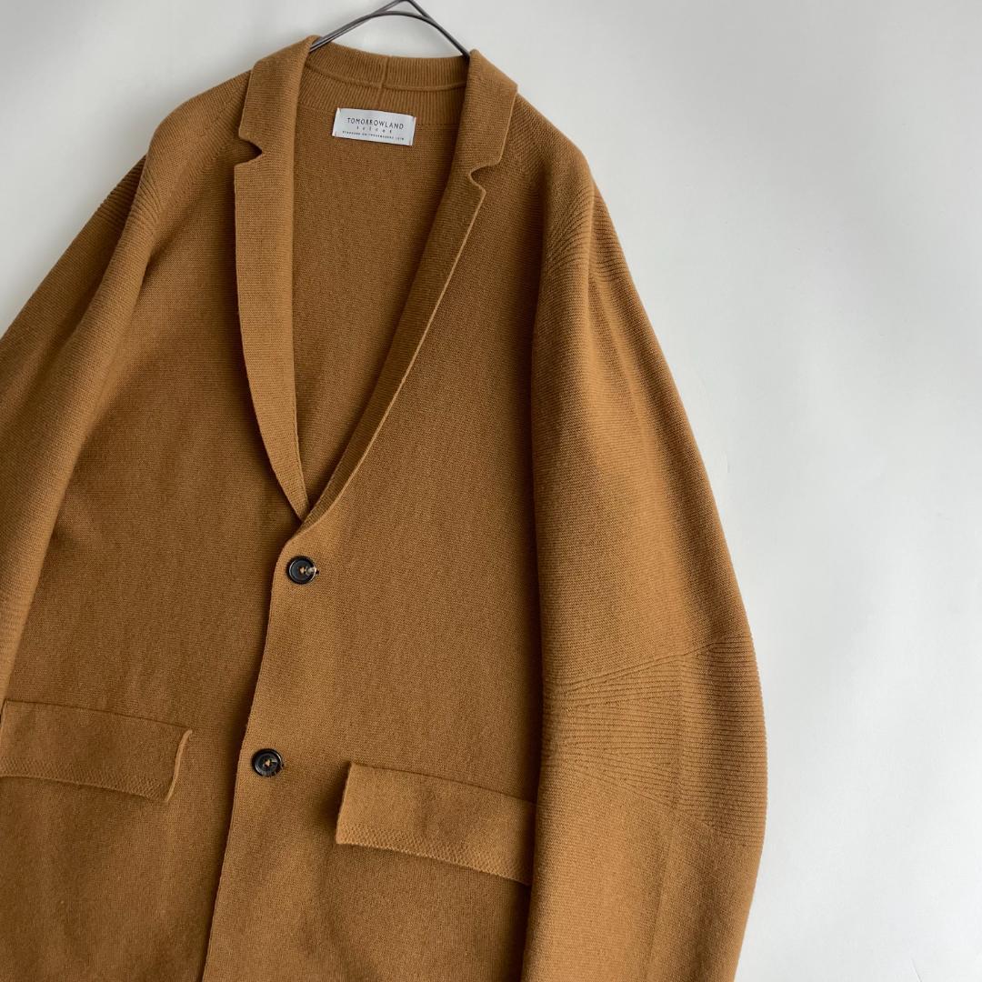 美品 TOMORROWLAND (jb) 日本製 ウール ニット カーディガン