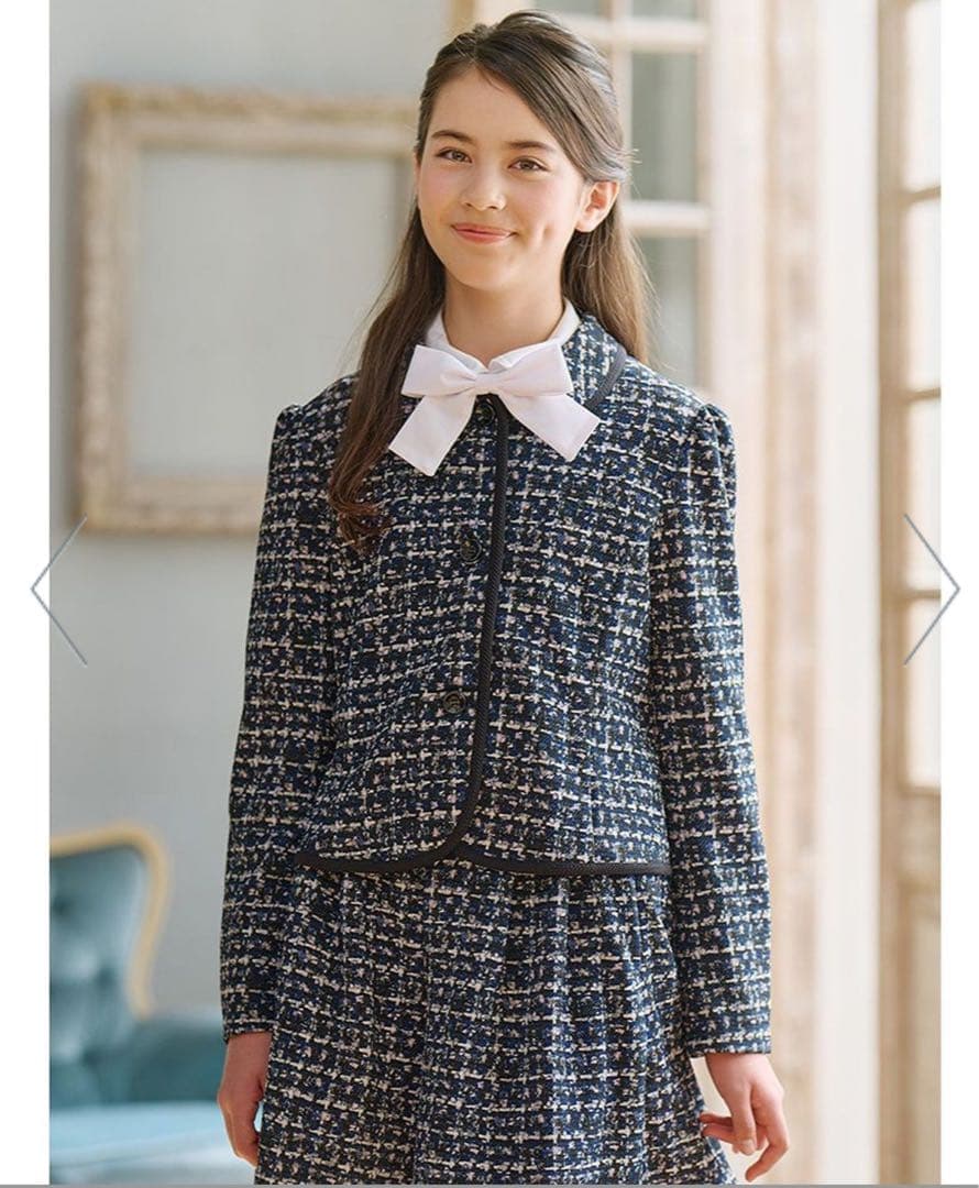 組曲セレモニースーツ　ツイードライク　160