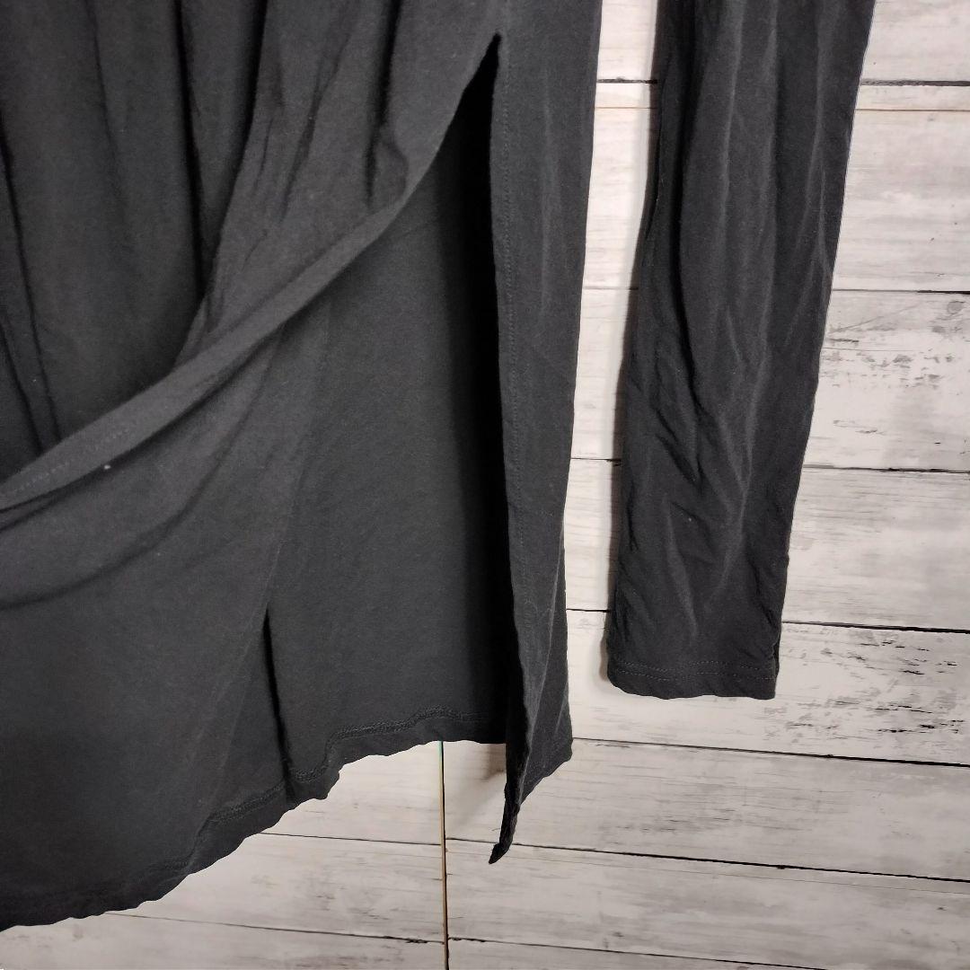 B Yohji Yamamoto ロングカットソー スリット コットン ワイズ