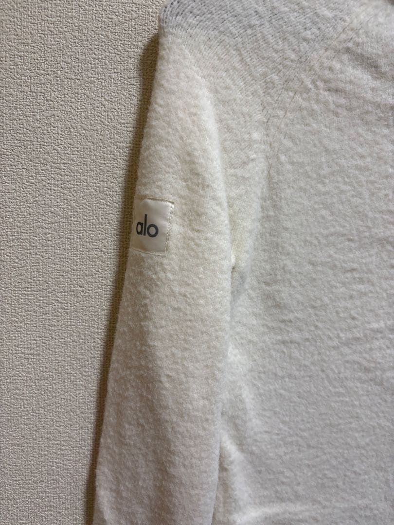 Alo セーター ロングスリーブ Sサイズ アイボリー