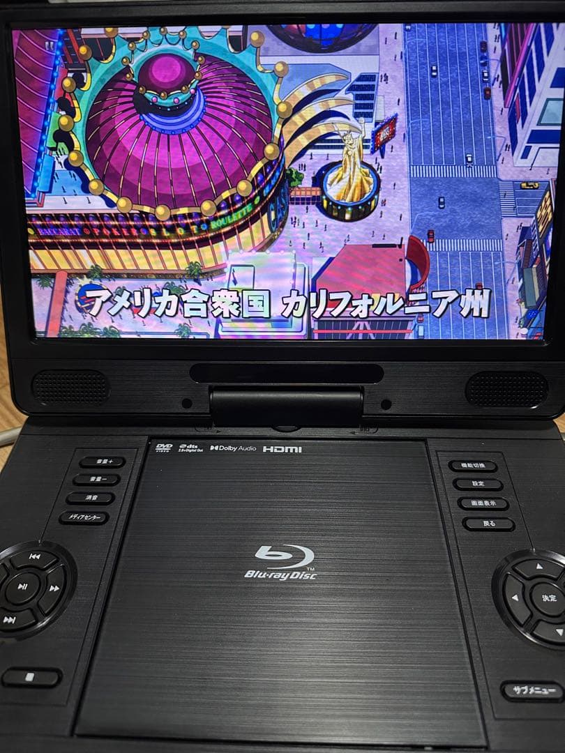 アグレクション ポータブル BluRay DVDプレイヤー