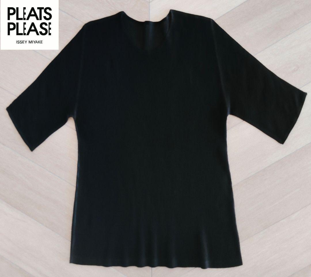 プリーツプリーズ 半袖カットソー PP02FK103 03 黒