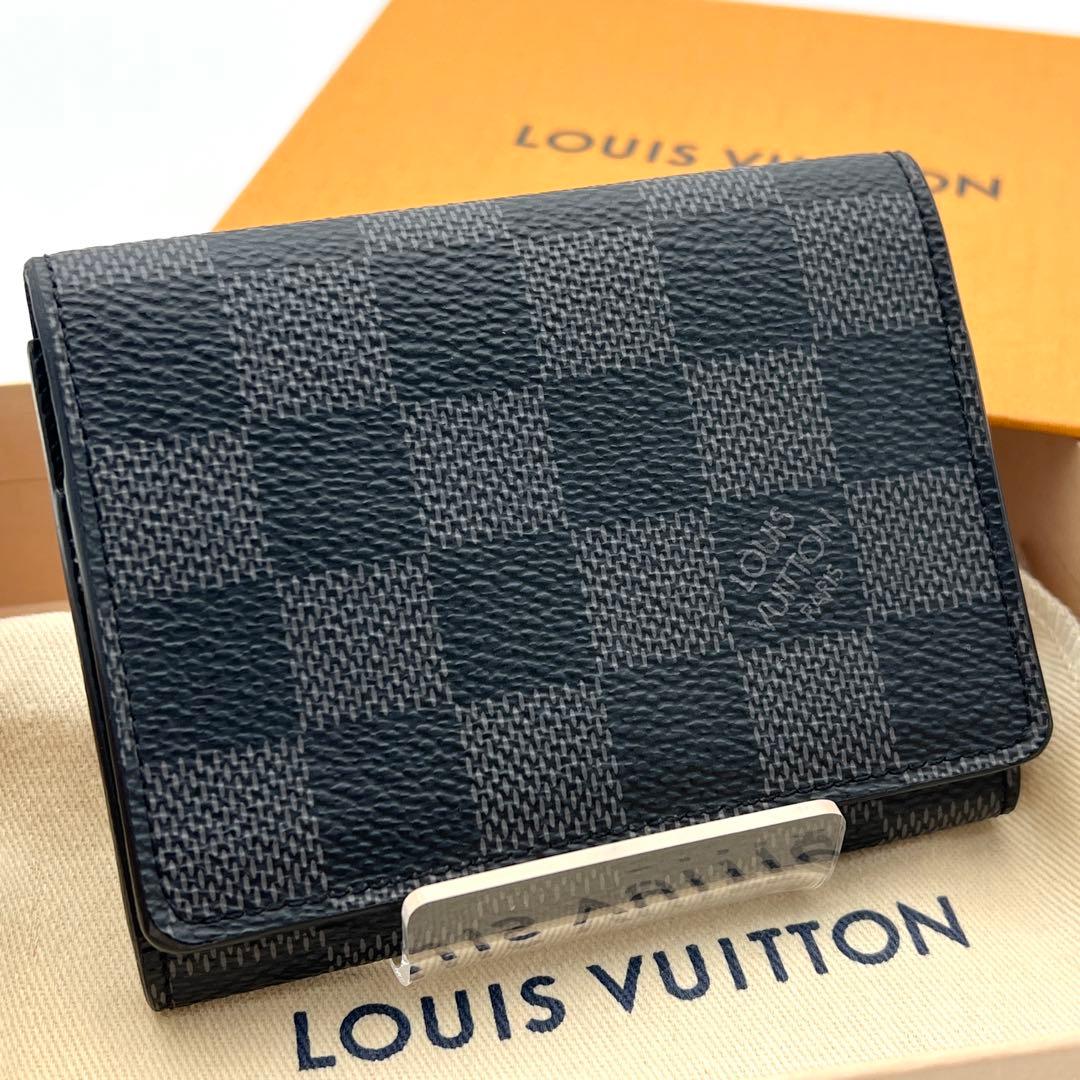 ヴィトン ダミエグラフィット アンヴェロップ カルト ドゥ ヴィジット NM