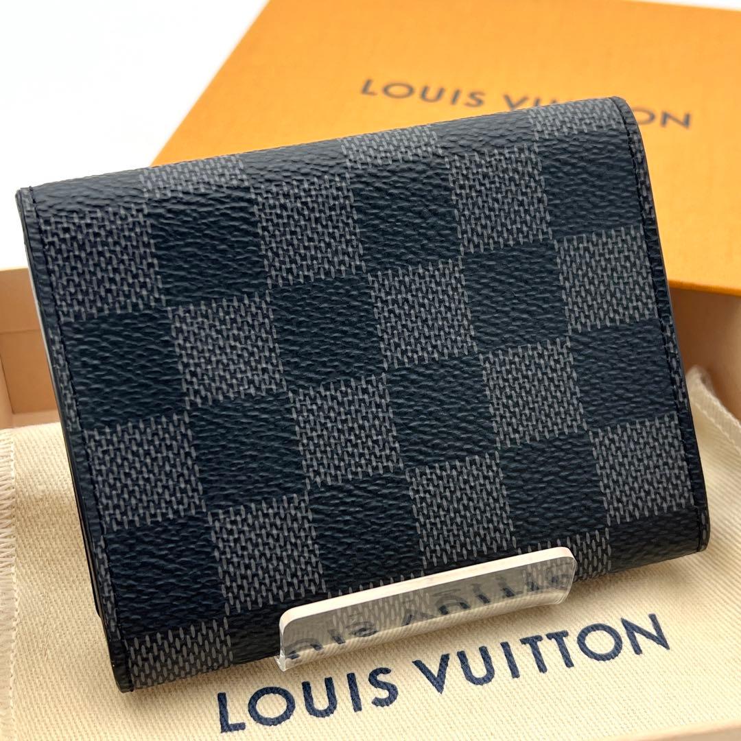 ヴィトン ダミエグラフィット アンヴェロップ カルト ドゥ ヴィジット NM