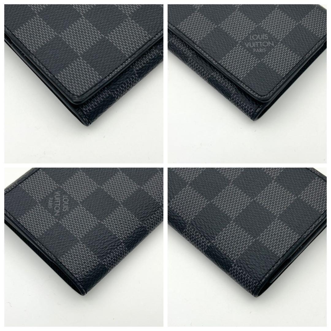 ヴィトン ダミエグラフィット アンヴェロップ カルト ドゥ ヴィジット NM