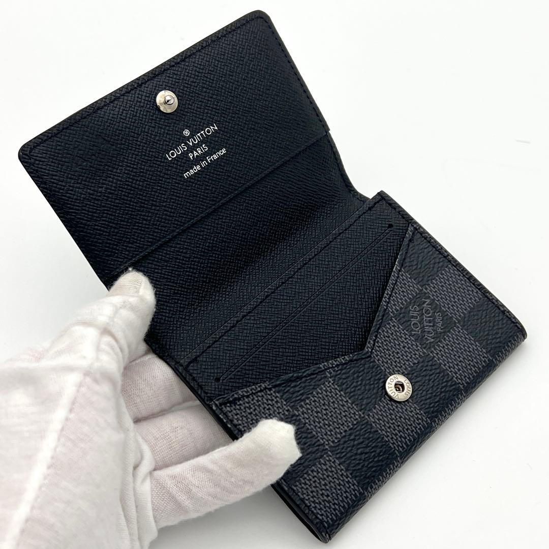 ヴィトン ダミエグラフィット アンヴェロップ カルト ドゥ ヴィジット NM