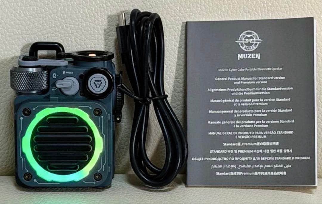 MUZEN CYBERCUBE Premium スピーカー IPX5 TypeC