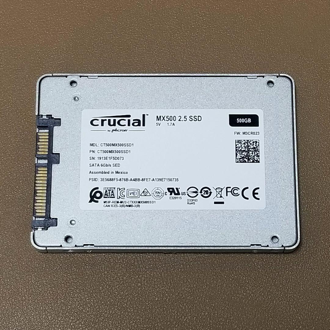 内蔵型SSD Crucial MX500 SSD500GB