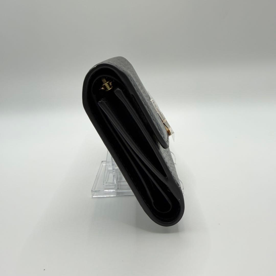 トリーバーチ 三つ折り財布 財布 ブラック キラ 【未使用】