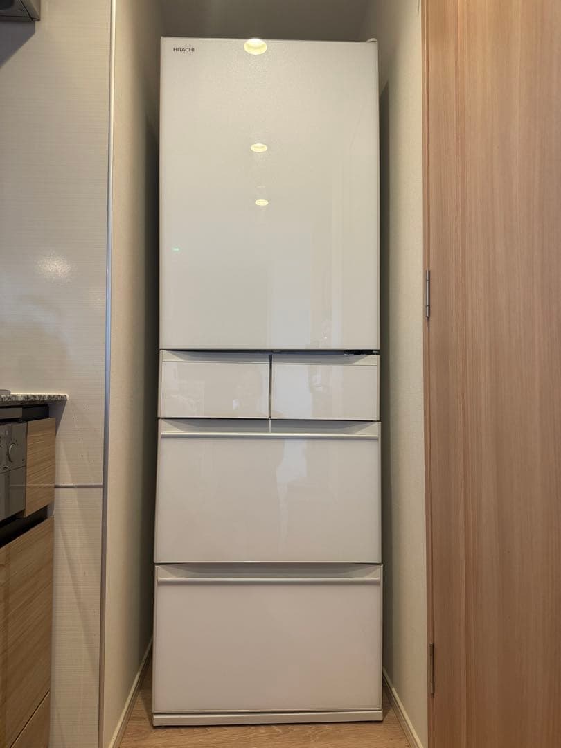 日立冷蔵庫　HITACHI R-HWS47K(XN)型 470L 2019年製