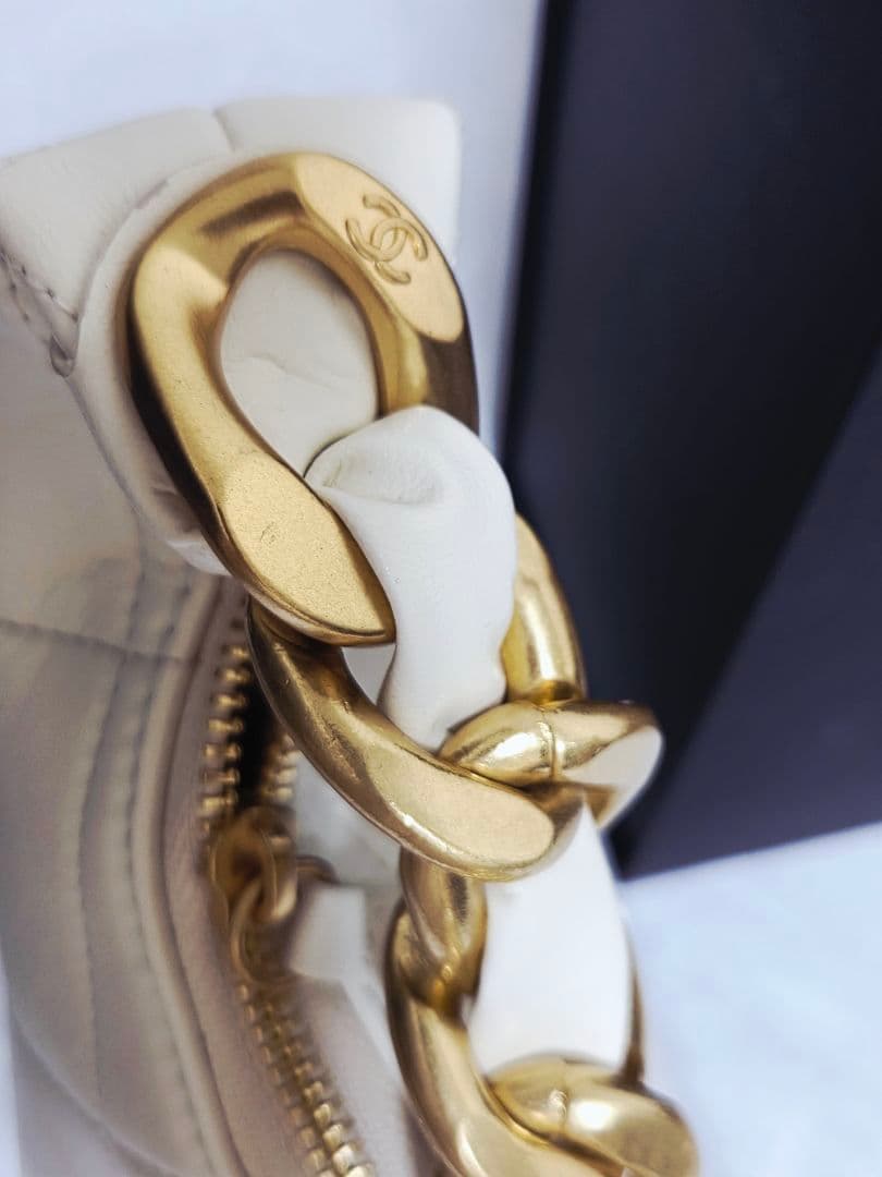 パールホワイト キルティング 2way バック