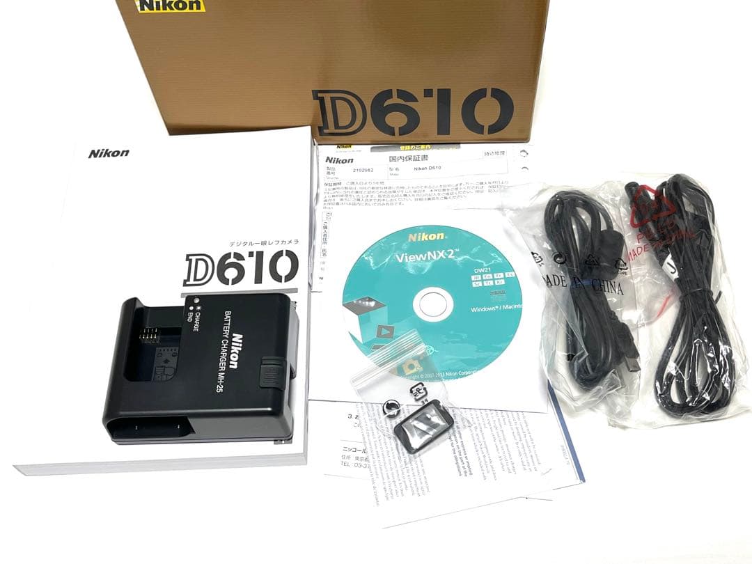 ☆撮影数3万回以下☆Nikon D610　元箱付セット