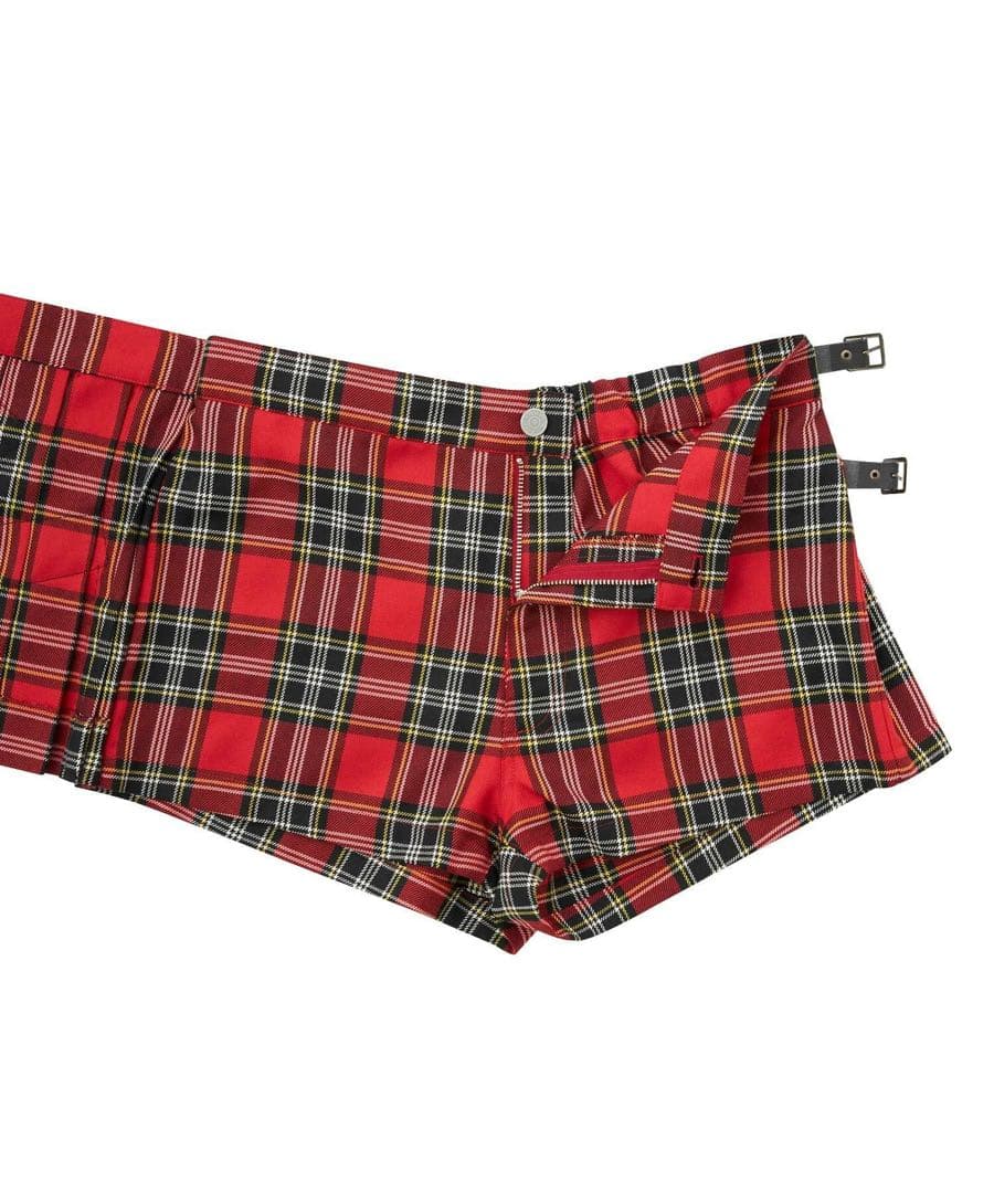 hysteric glamor DISCO SUCKS プリーツショートパンツ