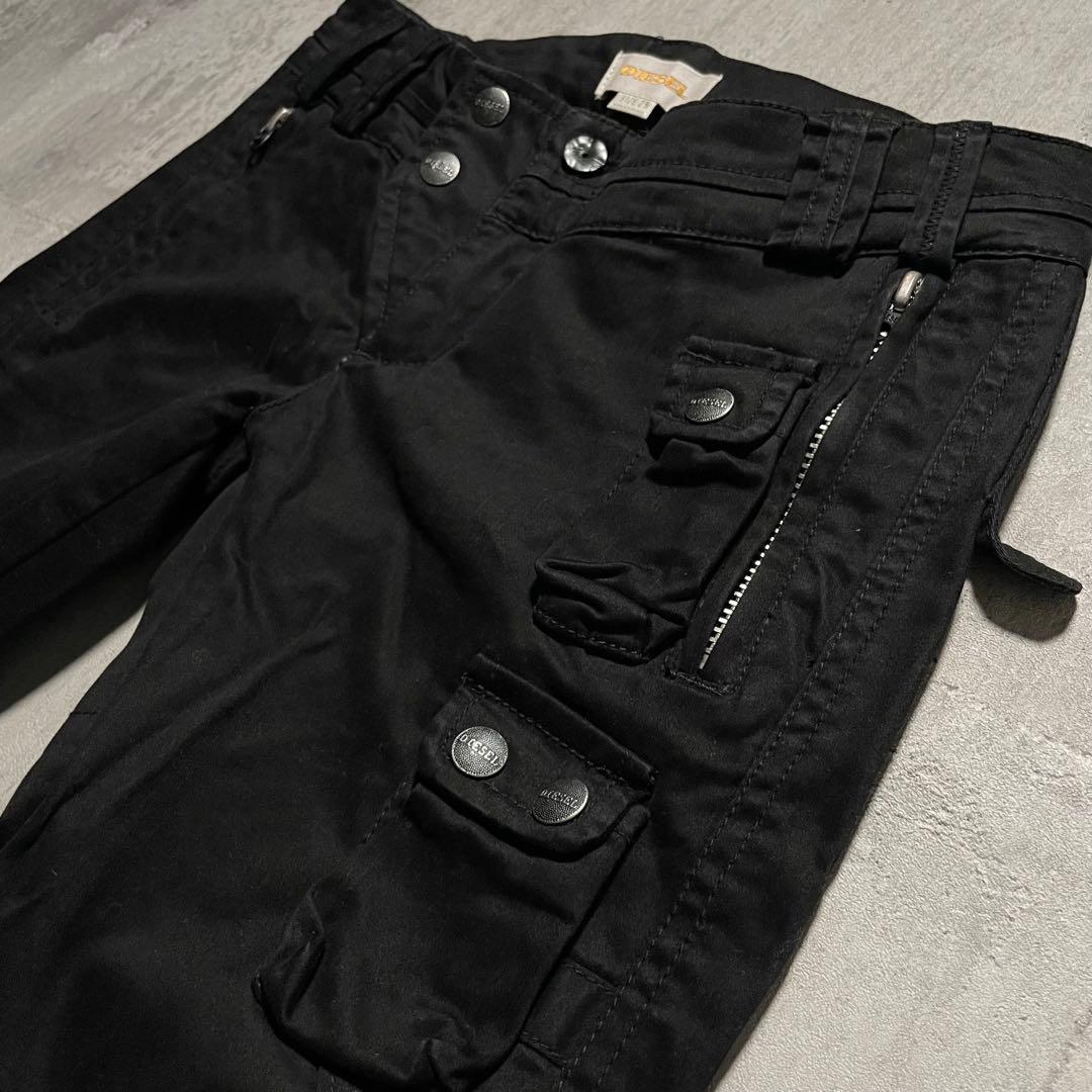 y2k opium DIESEL カーゴパンツ マルチポケット ギミック パンク