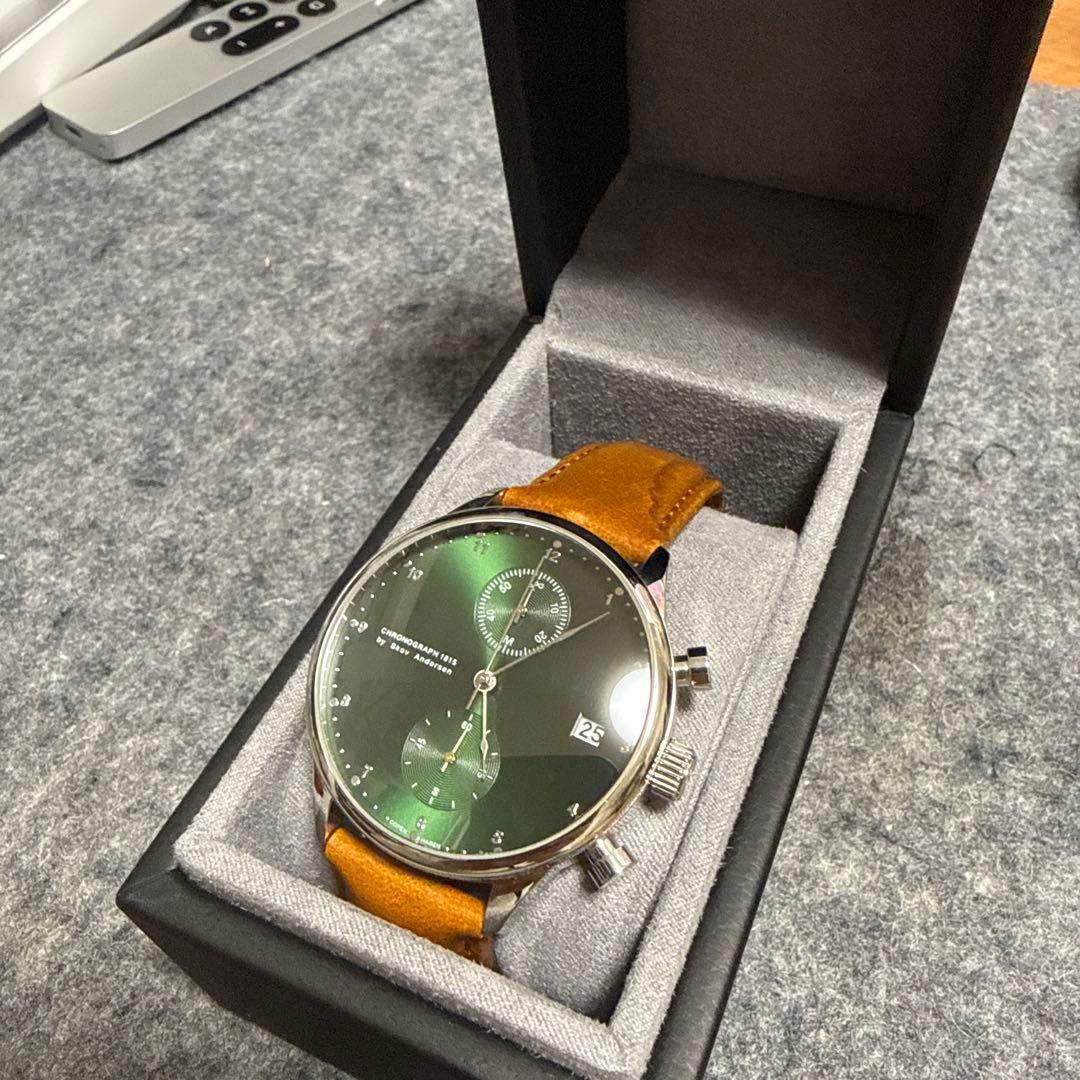 About Vintage 1815 Chronograph グリーン 美品