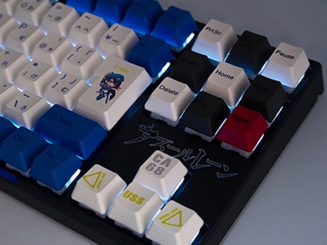 アズレン×ふもコレ キーボード ボルチモアモデル ジャスミン軸VARMILO