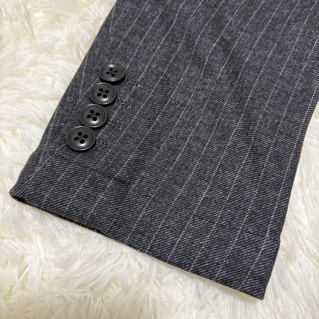 DESIGNWORKS ストライプ ビジネススーツ セットアップサイズ50