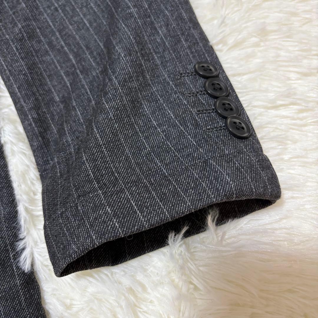 DESIGNWORKS ストライプ ビジネススーツ セットアップサイズ50