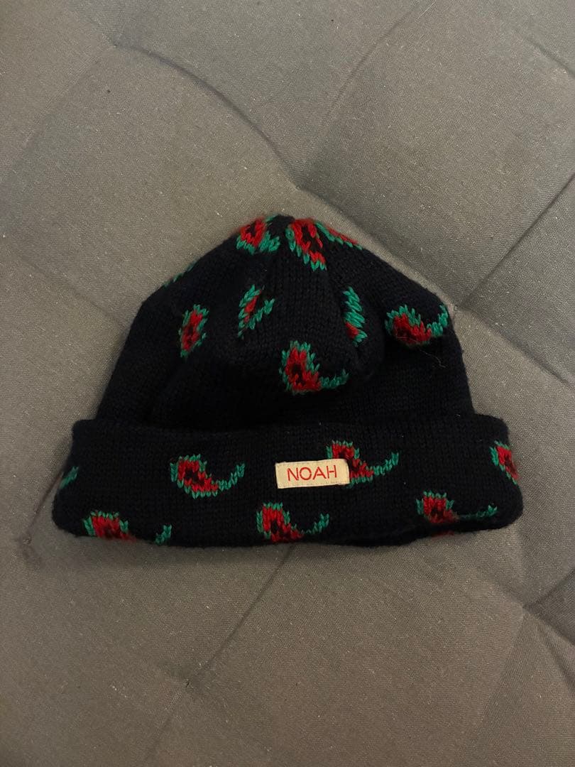NOAH 花柄 ニット帽