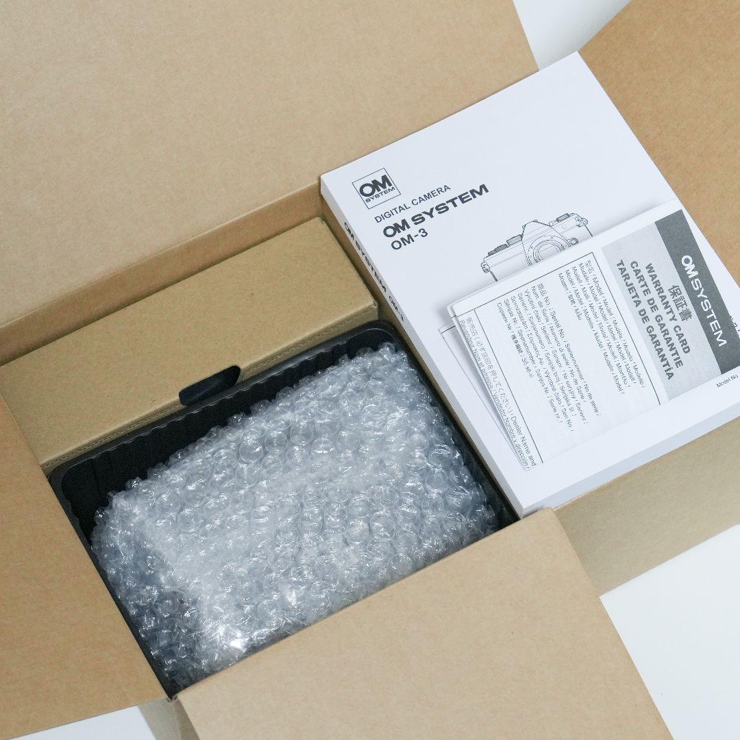 【未使用新品】OMシステム OM-3ボディ 26/01購入 メーカー保証書あり