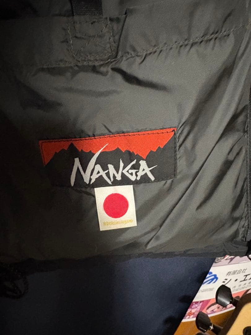 ナンガ　BackChannel ブラック ダウンベスト Lサイズ