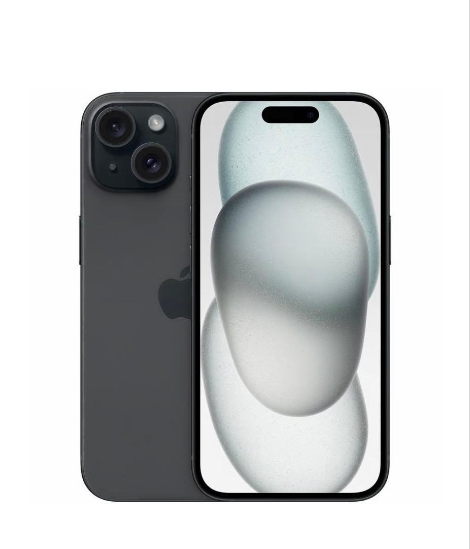 【付属品完備】Apple iPhone 15 ブラック128GB SIMフリー