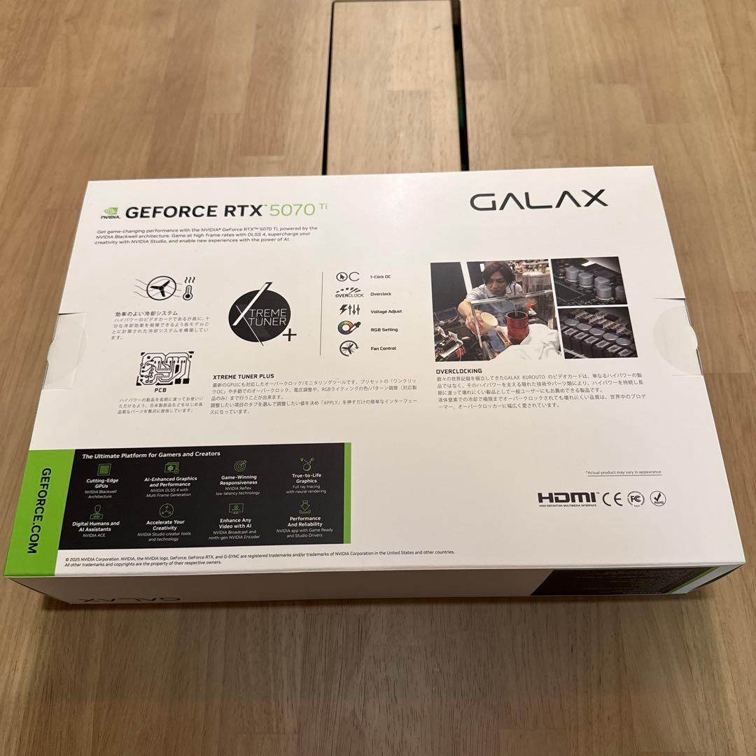 グラフィックボード・グラボ・ビデオカード RTX5070 Ti GK-RTX5070Ti-E16GB/WHITE/TP2