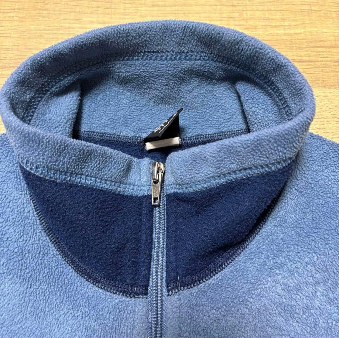 パタゴニア 00年 usa製 フライヤーフリースベスト 刺繍ロゴ 水色 M 希少