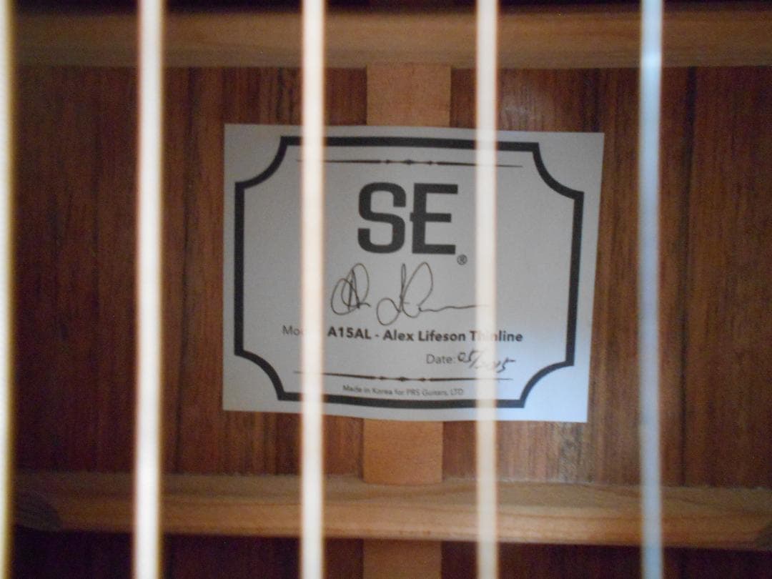ギター PRS SE A15AL-Alex Lifeson Thinline