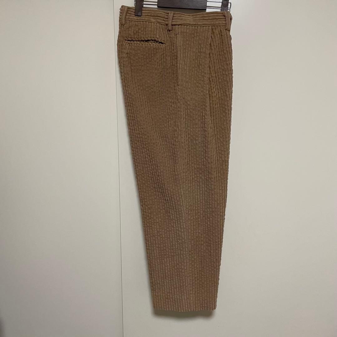 NEAT ジャンボコーデュロイ ワイドパンツ ベージュ　サイズ44