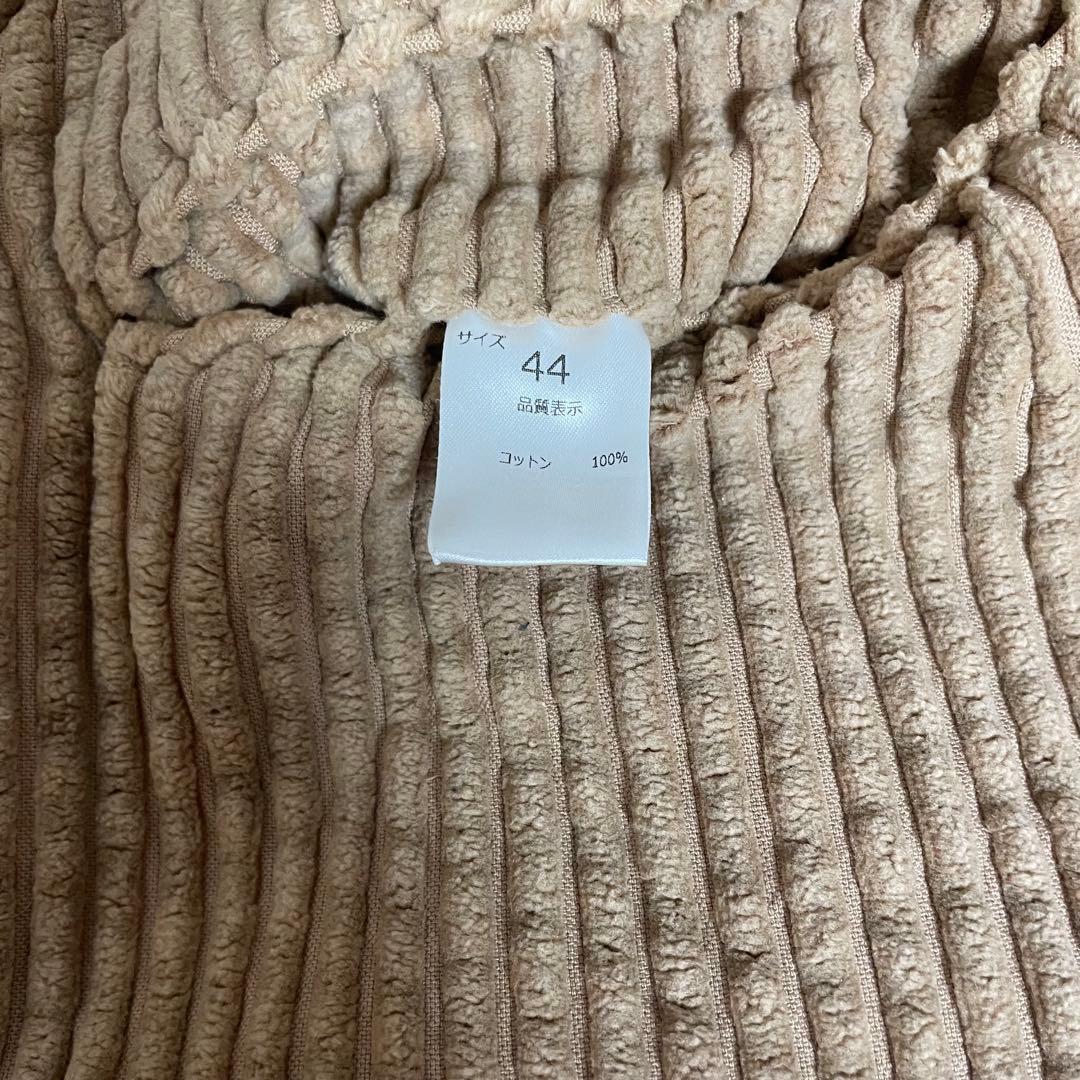 NEAT ジャンボコーデュロイ ワイドパンツ ベージュ　サイズ44