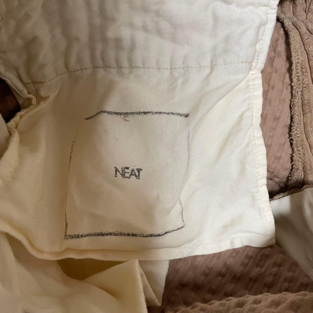 NEAT ジャンボコーデュロイ ワイドパンツ ベージュ　サイズ44