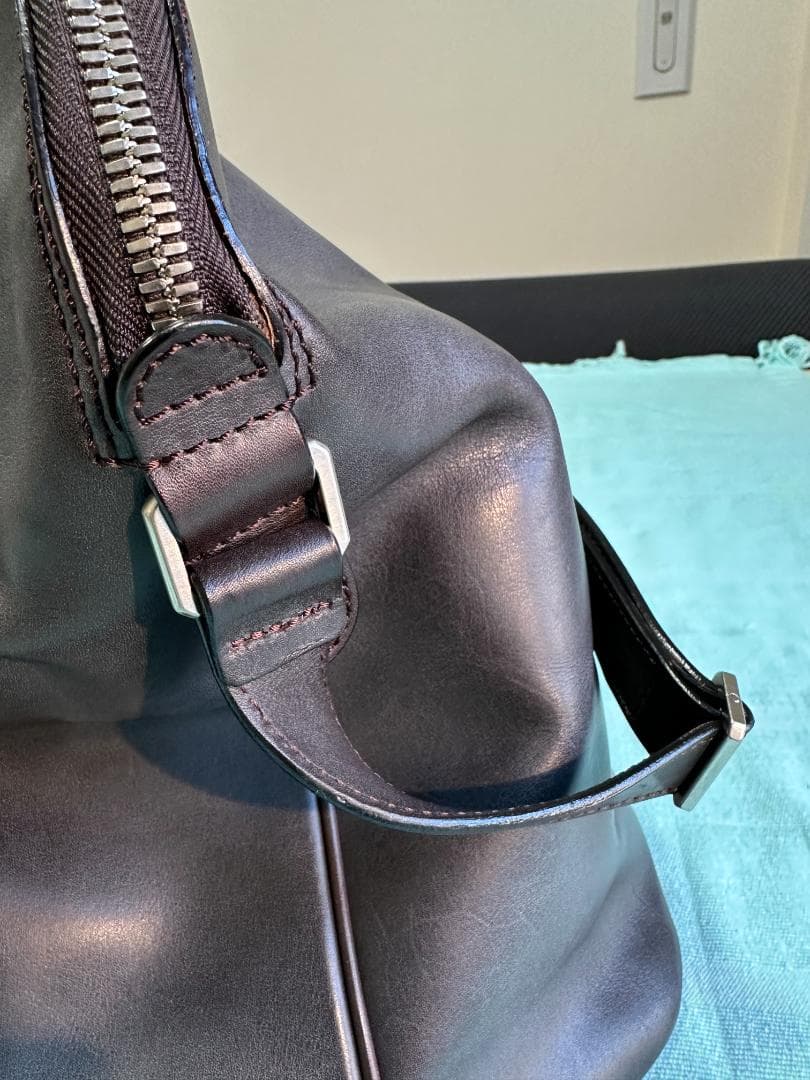 Valextra ヴァレクストラ マイロゴ ボストンバッグ 旅行カバン