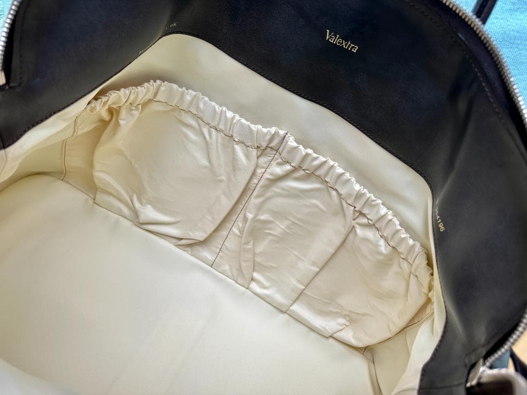 Valextra ヴァレクストラ マイロゴ ボストンバッグ 旅行カバン