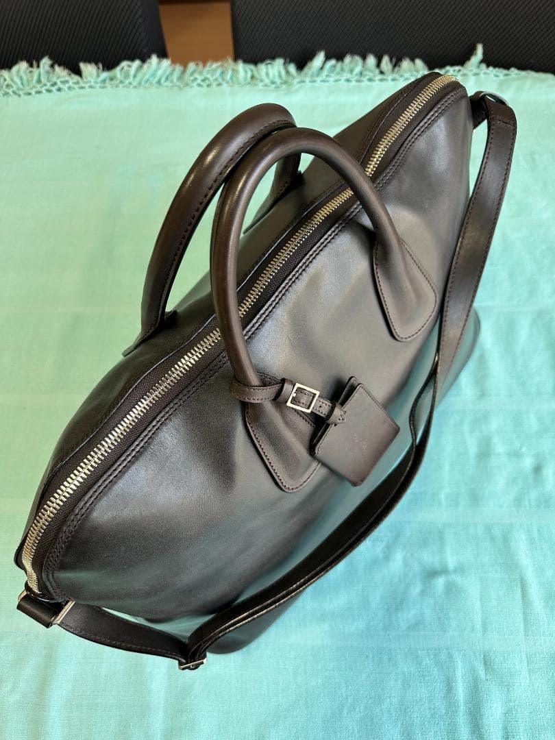 Valextra ヴァレクストラ マイロゴ ボストンバッグ 旅行カバン