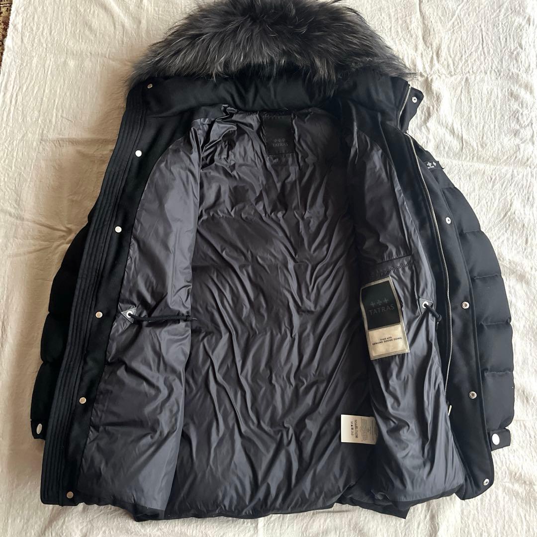 TATRAS・フード付ダウンジャケット・メンズ・タトラスハンガー付き