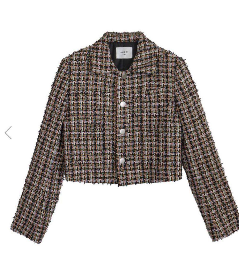 【AMERI】PLAYFUL TWEED JACKET＆PANTS　セットアップ