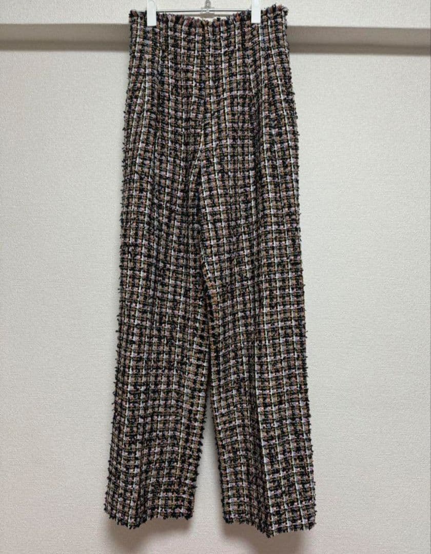 【AMERI】PLAYFUL TWEED JACKET＆PANTS　セットアップ