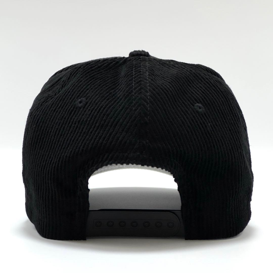【コーデュロイ】Junkie トラッカーキャップ ブラック